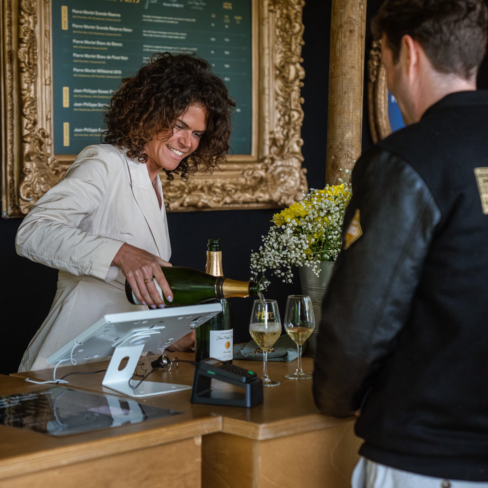 Product image of a champagne bottle